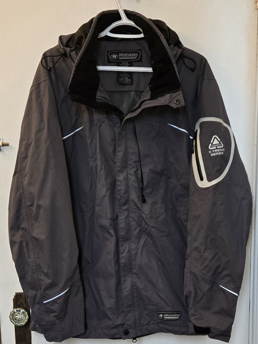 Gray Detachable Hood Wetskins X-Treme Series size XL